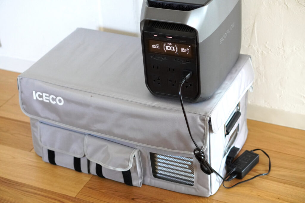 EcoFlow Delta 3でAPL20を運用する様子