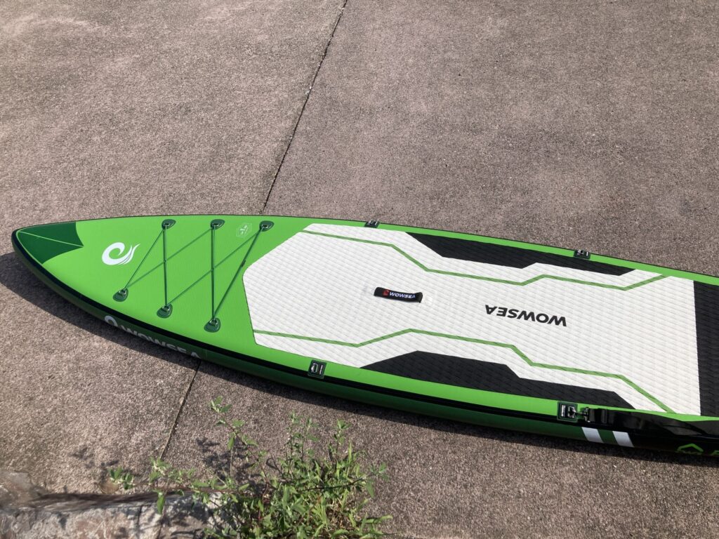 SUPの準備をしているところ