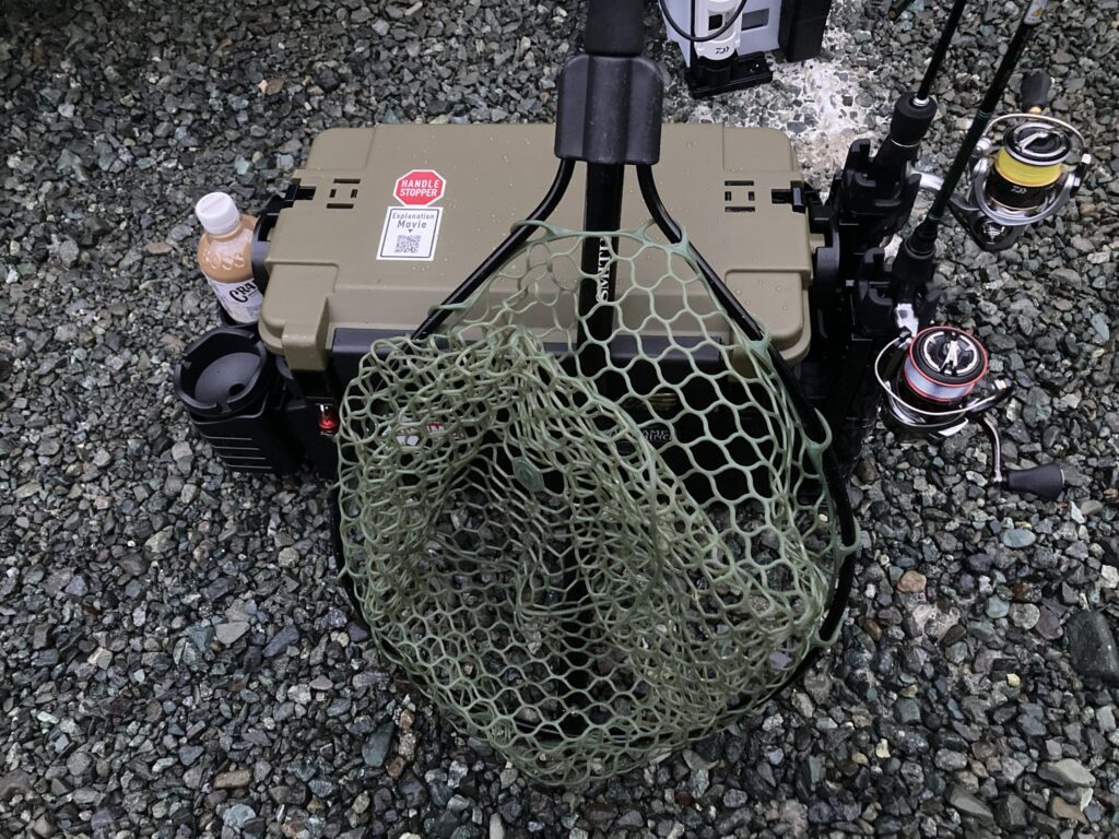 エリアトラウトのタックルボックスの様子