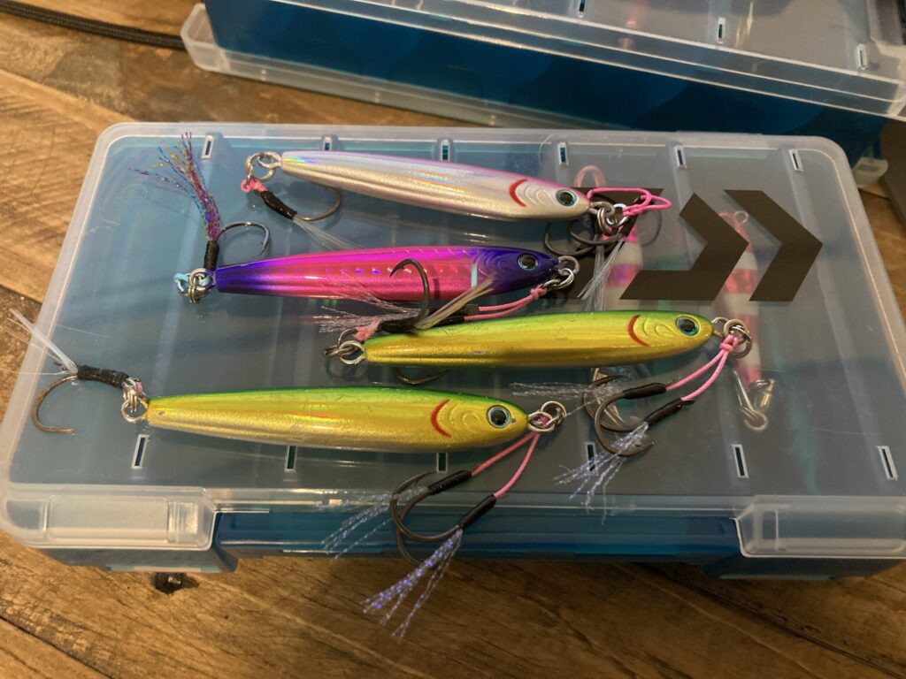 TGベイト60gが並んでいる様子