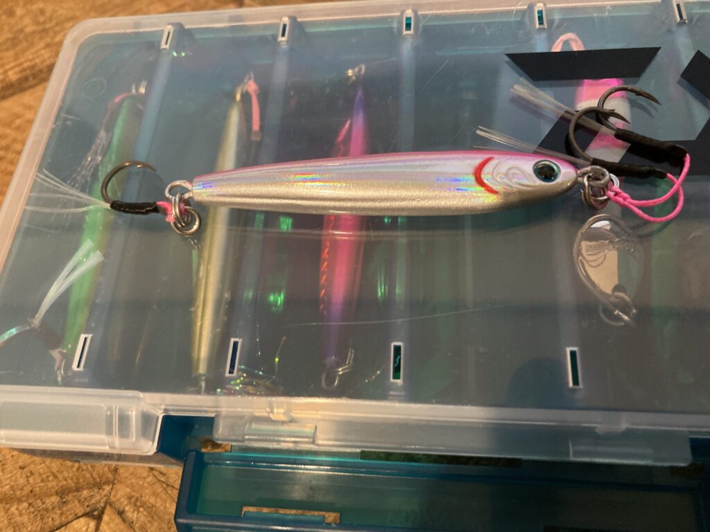 TGベイト６０gピンクの様子