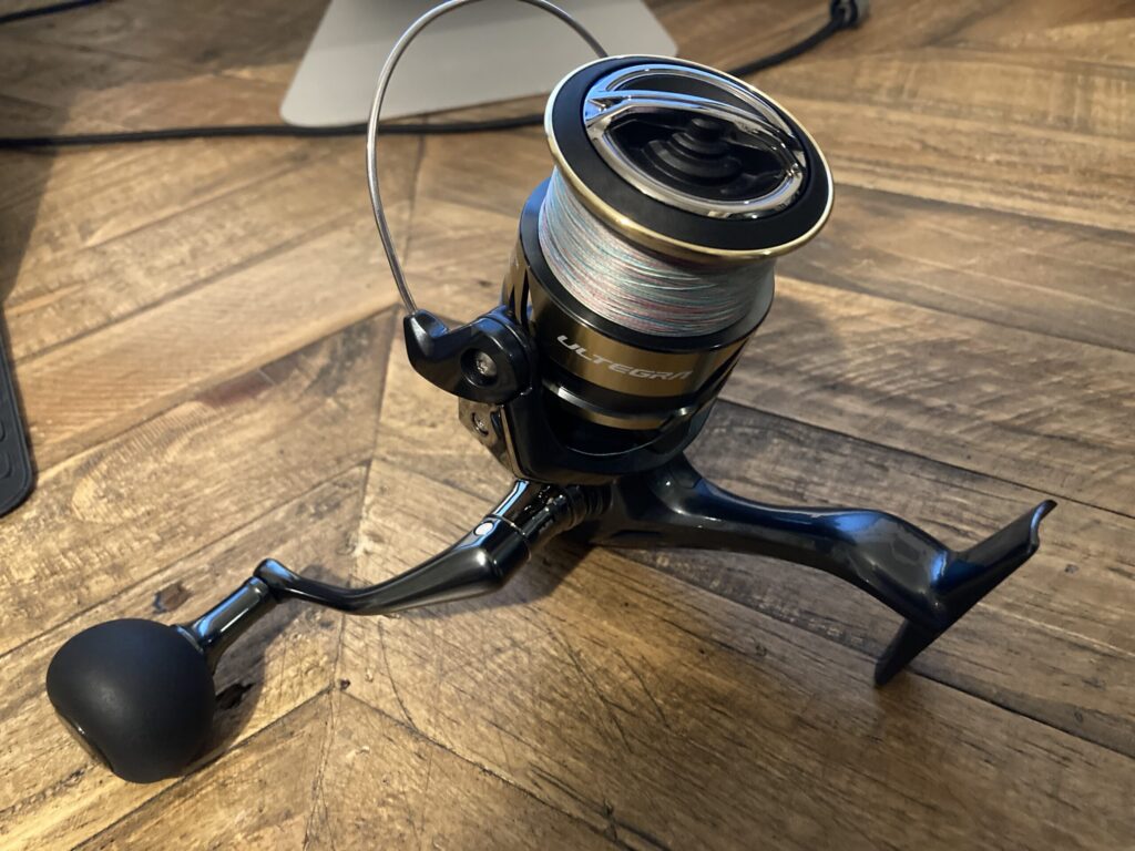 SUP釣行で使用中の25アルテグラ C5000XGの写真