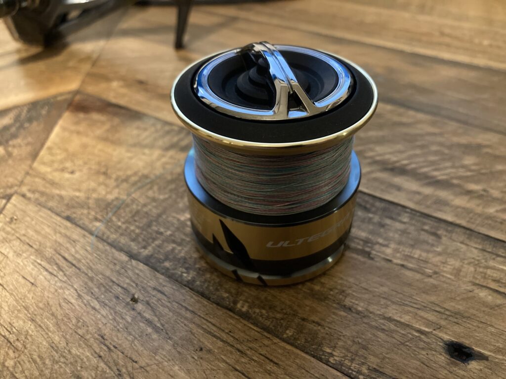 アルテグラ25のスプールの写真