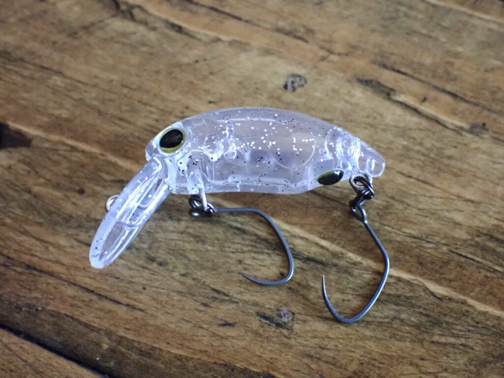 実際に使用しているダイゴスケピン（ラトルタイプ）のミッツドライ2フックを撮影した写真