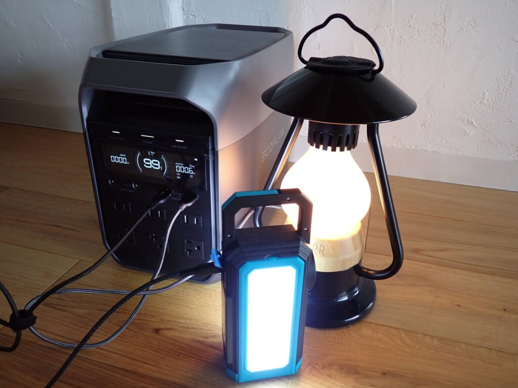 ランタン2個をDELTA3で同時点灯