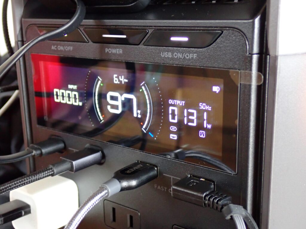 全デバイス同時使用時のDELTA3表示