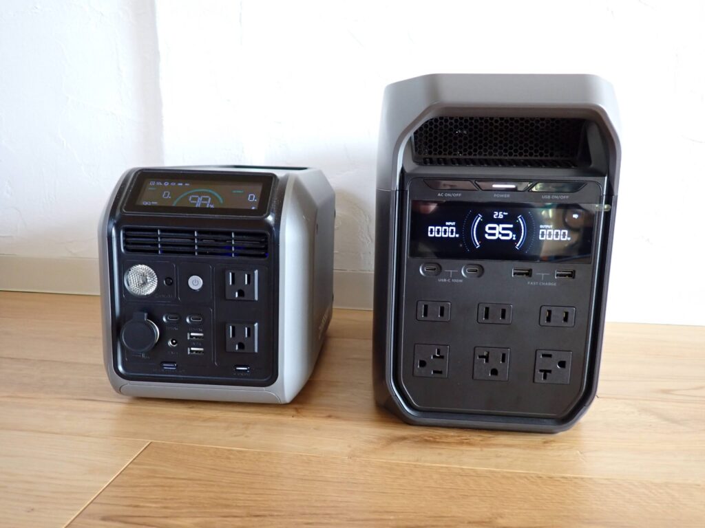 DELTA3とDabbsson 600Lを切り分けるための並べた写真