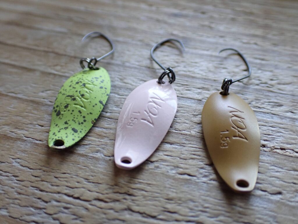 ノア１.５gでよく使うカラーを並べた様子