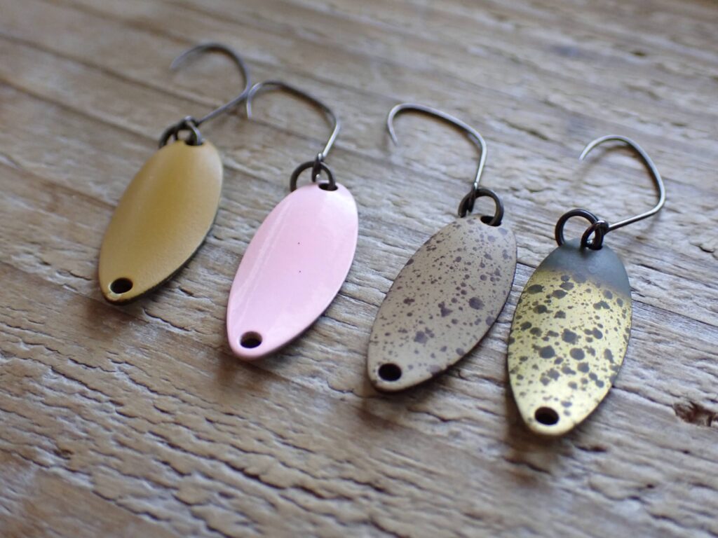 フレア0.9gでよく使うカラーを並べた様子