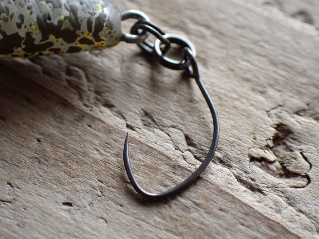 プレッソ　ダブルクラッチで使っているフックのアップ写真