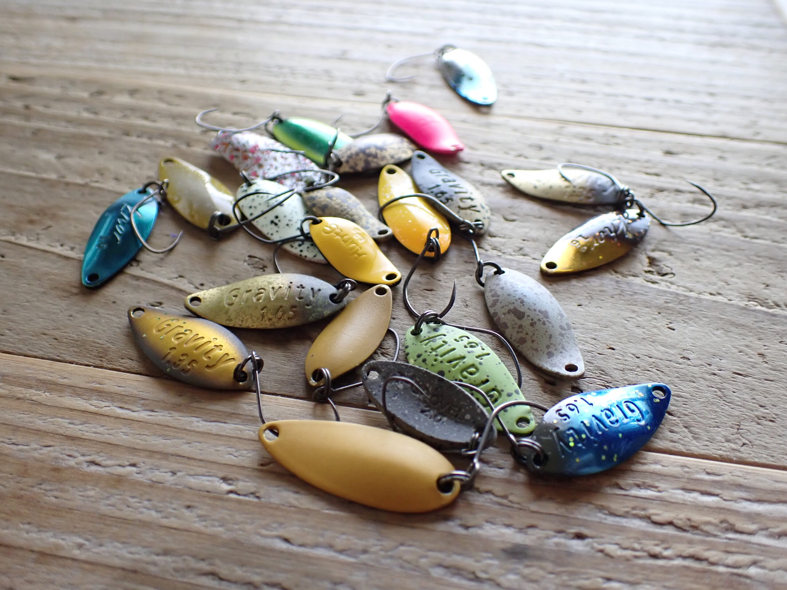 エリアトラウト スプーンの重さとは何か｜0.6g・1.0g・1.6g・1.8gが