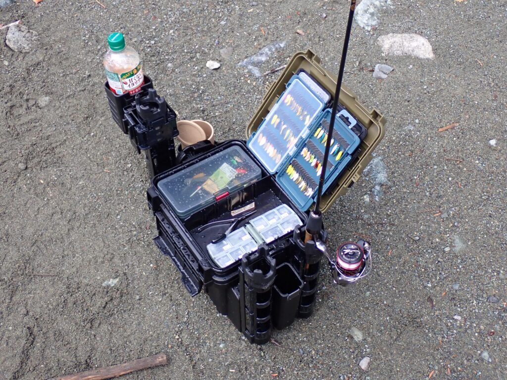 雨の日にVS 7055Nを使っている様子