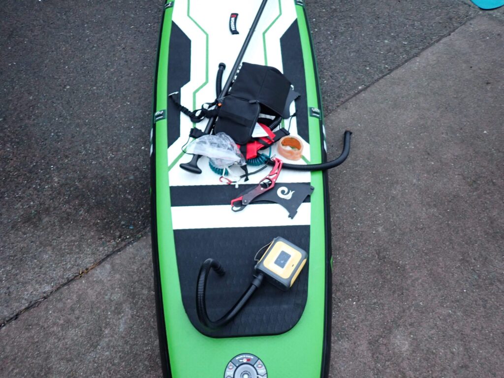 SUPの準備シーン